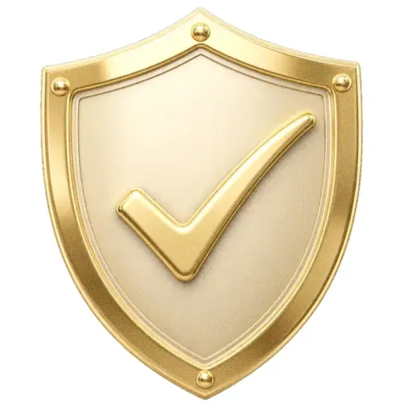 Checkmark shield — Smash