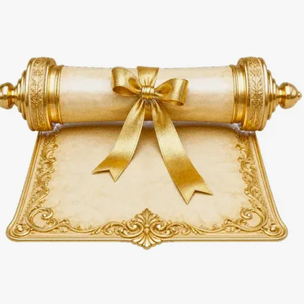 Decorated parchment scroll — Smash